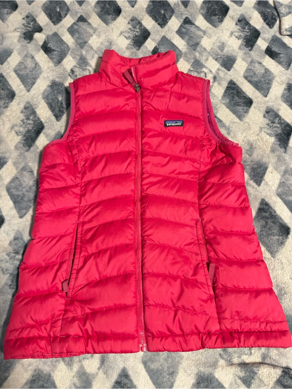 Patagonia Dark Magenta Quilted Jacket woman girl
